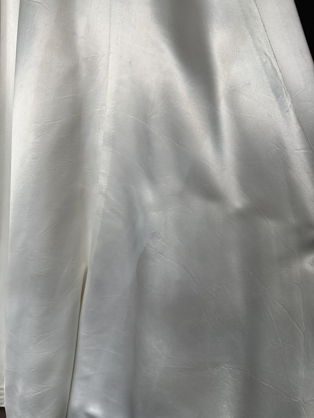 1950s Rosette Spaghetti Strap Gown