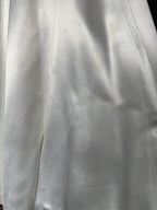 1950s Rosette Spaghetti Strap Gown
