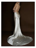 1930s Halter Flower Gown
