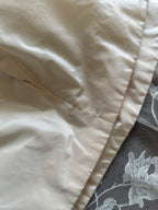 1950s Silk Taffeta Gown with Lace Train