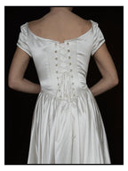 1940s Boat Neck Ballet Gown