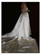 1960s Basque Waist Gown