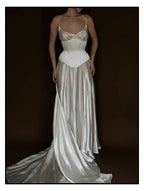 1930s Shirred Gown with Underbust Corset in Collaboration with Lety Ray Designs