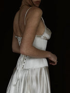 1930s Shirred Gown with Underbust Corset in Collaboration with Lety Ray Designs
