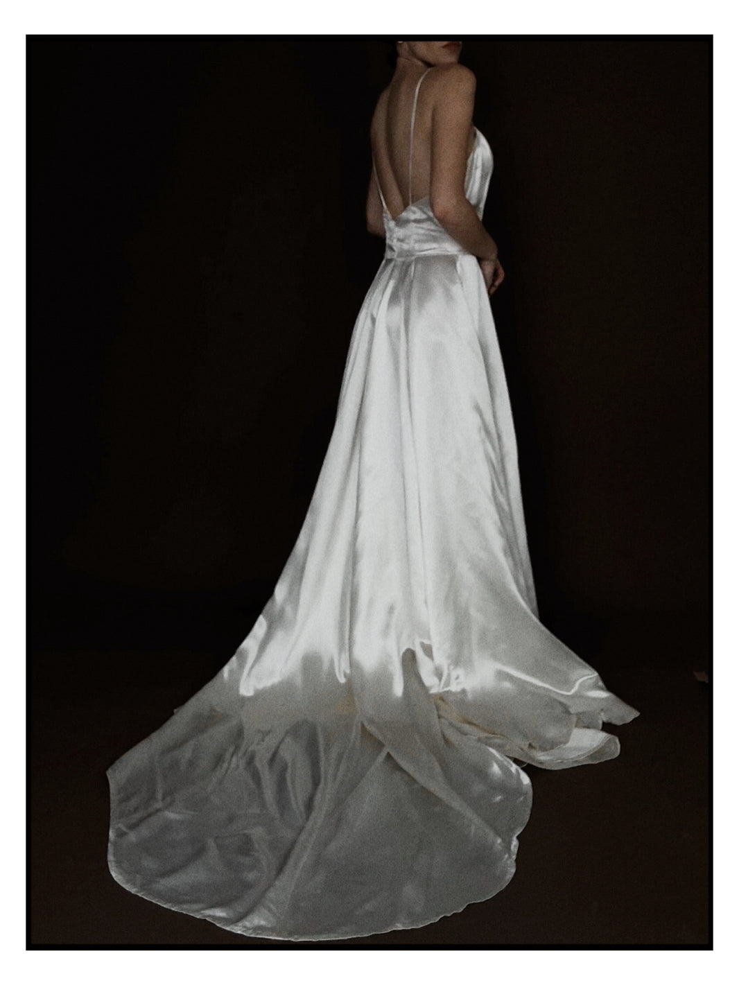 1930s Corded Plunge Gown, USA