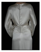 1930s Ivory Bell Sleeve Gown