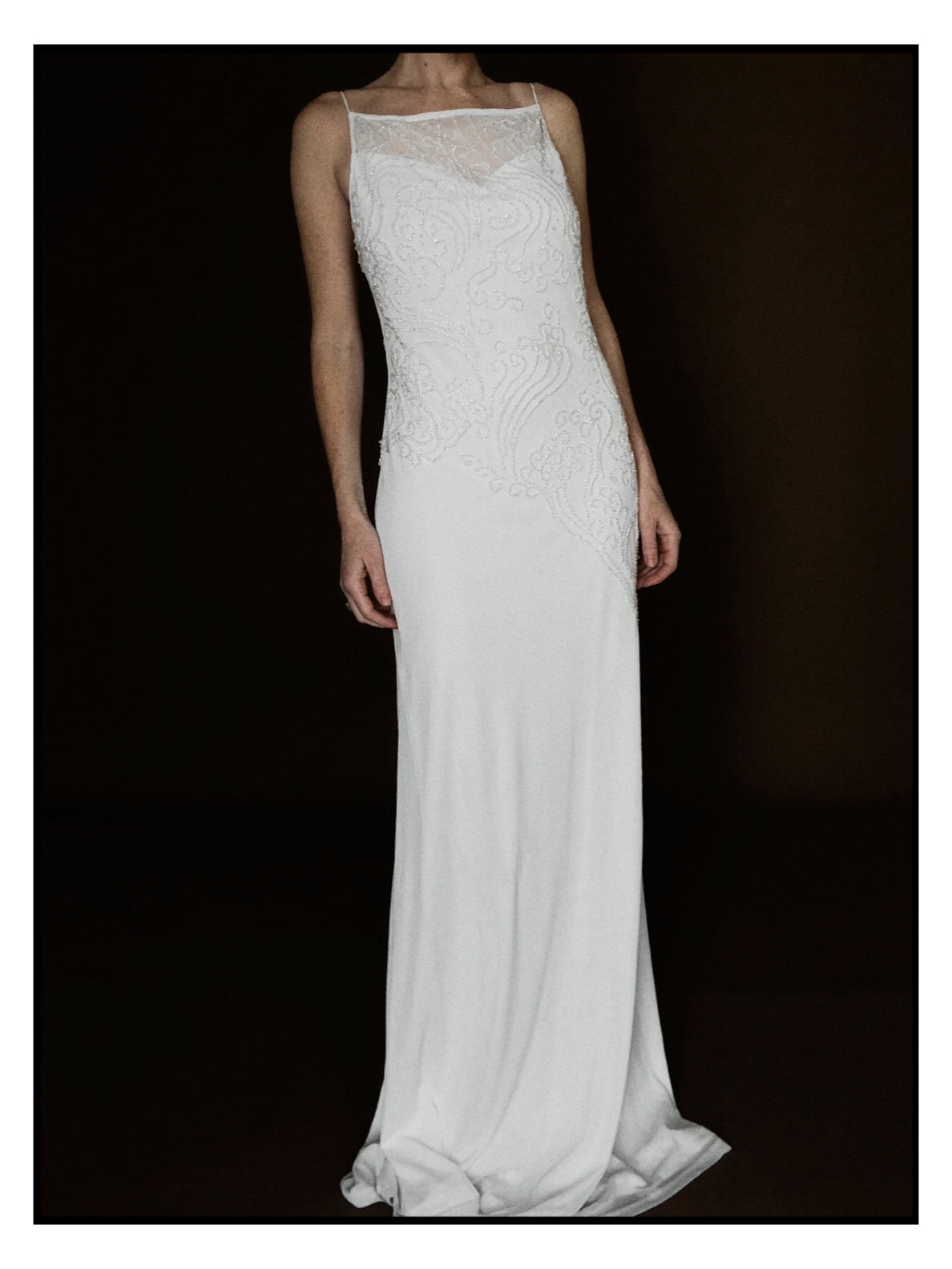 2000s Beaded Sheath Gown