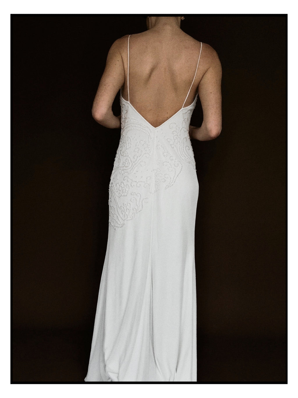 2000s Beaded Sheath Gown