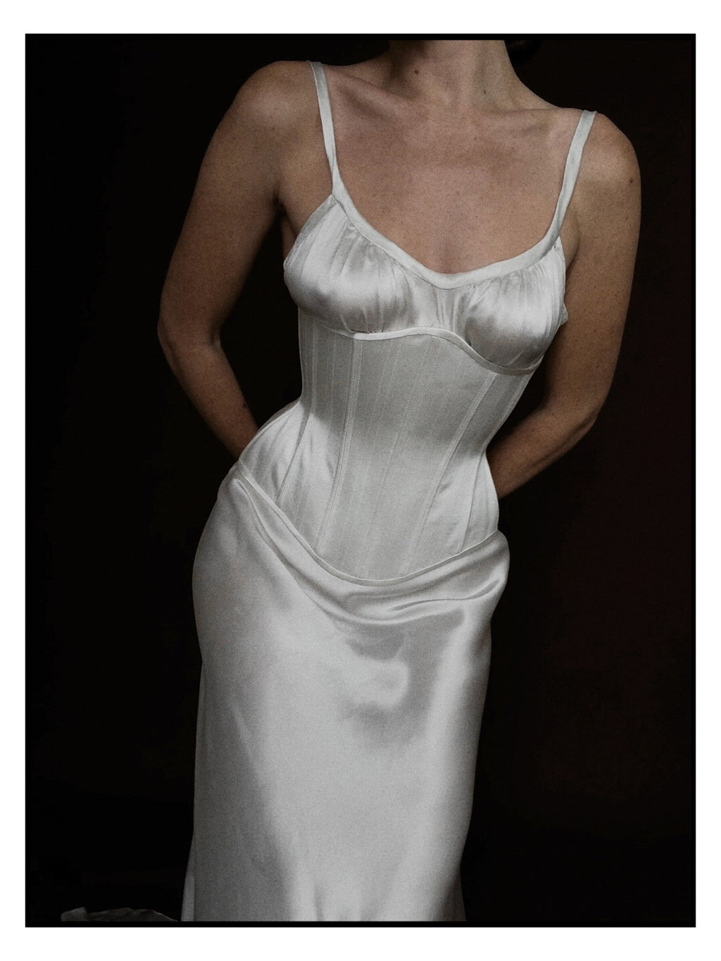1930s Gown and Underbust Corset Set
