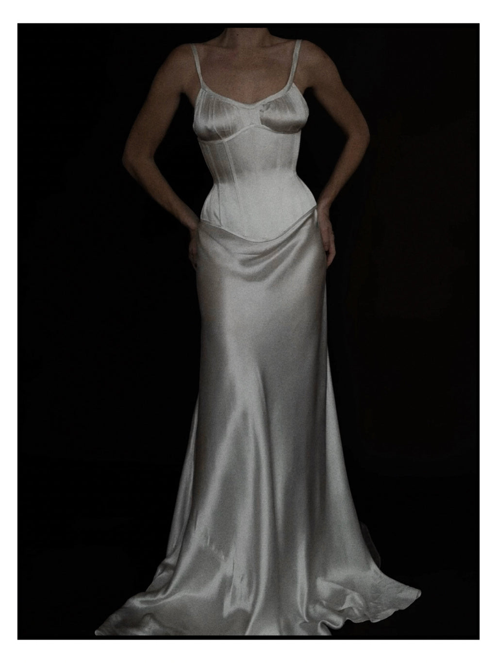 1930s Gown and Underbust Corset Set