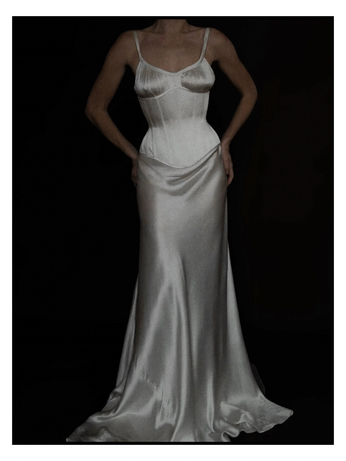 1930s Gown and Underbust Corset Set