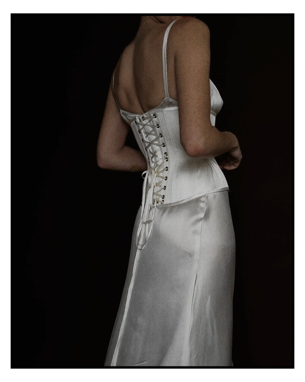 1930s Gown and Underbust Corset Set