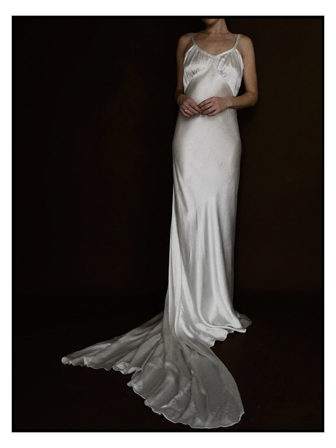 1930s Gown and Underbust Corset Set