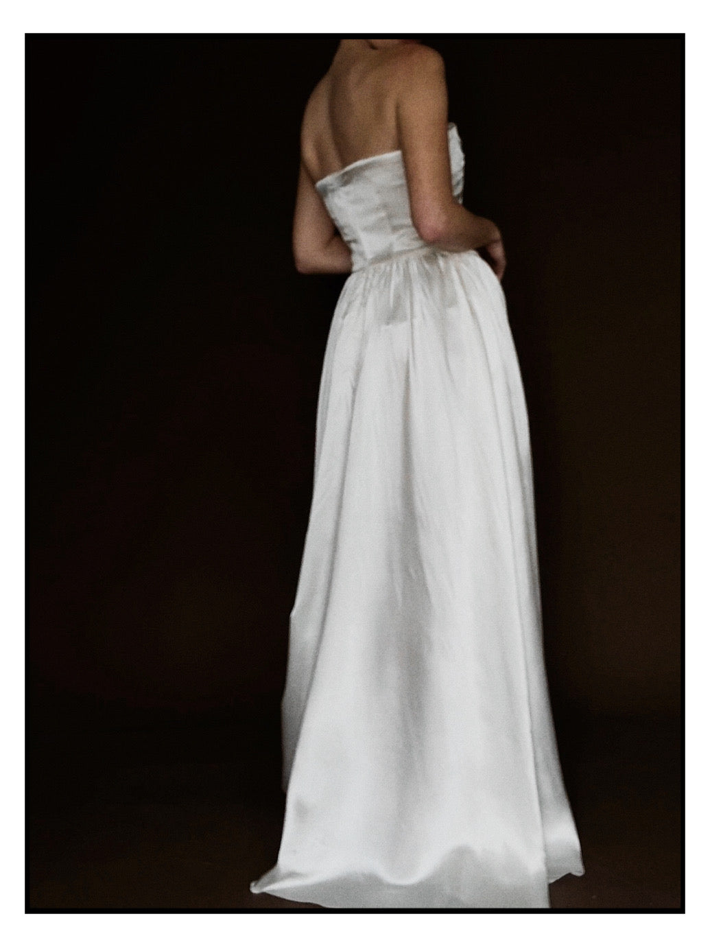 1940s Peak-A-Boo Bow Gown