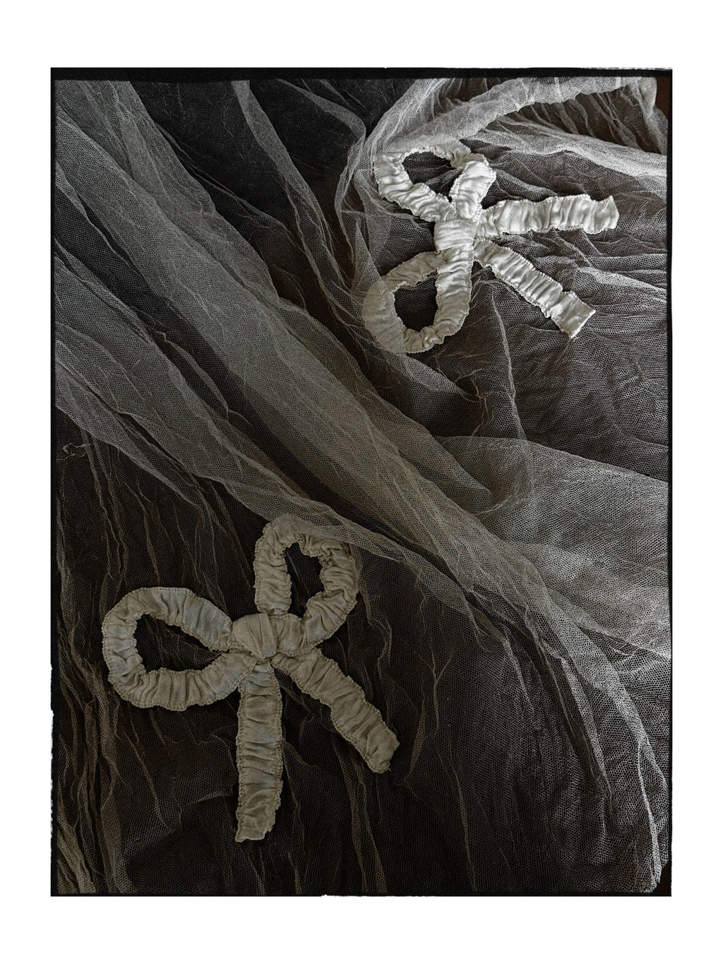 1930s Silk Tulle Bow Veil, Canada
