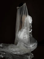 1930s Silk Tulle Bow Veil, Canada
