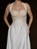 1950s Tie Slip Gown, Spain