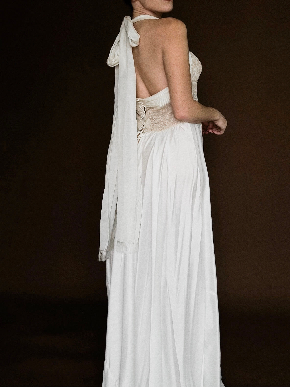 1950s Tie Slip Gown, Spain