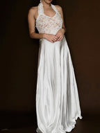 1940s Halter Lace Bust Slip, Spain