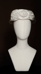 1950s Rose Pillbox Hat