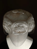 1950s Rose Pillbox Hat