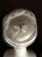 1950s Rose Pillbox Hat