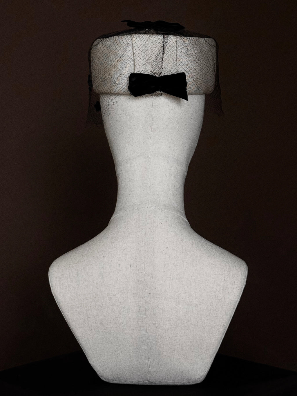 1960s Pillbox Hat with Flocked Veil