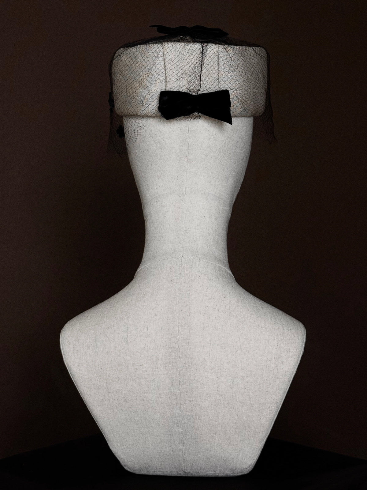 1960s Pillbox Hat with Flocked Veil