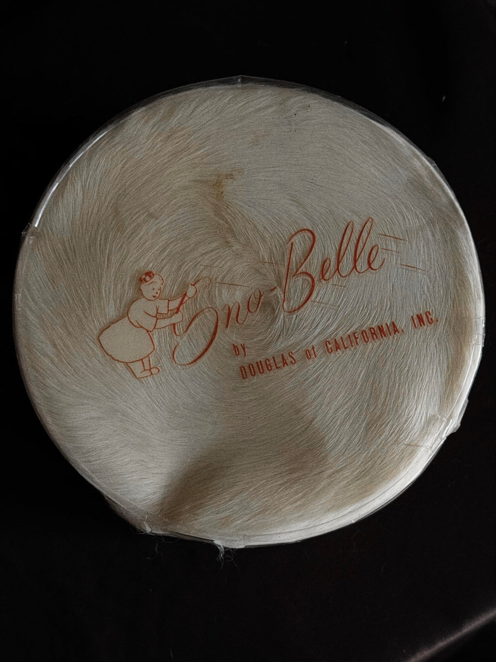 1950s Ivory Fur Pillbox Hat