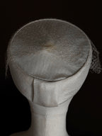 1960s Classic Pillbox Hat with Birdcage Veil