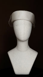 1960s Classic Pillbox Hat with Birdcage Veil