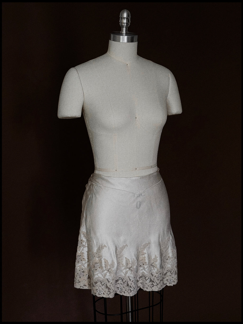 1930s Silk Double Yoke Skirt, Spain