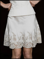 1930s Silk Double Yoke Skirt, Spain
