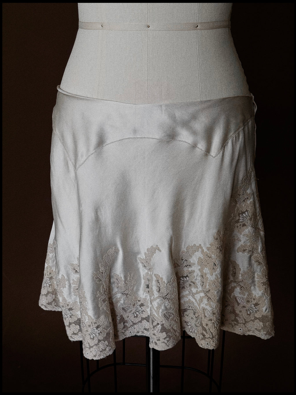 1930s Silk Double Yoke Skirt, Spain