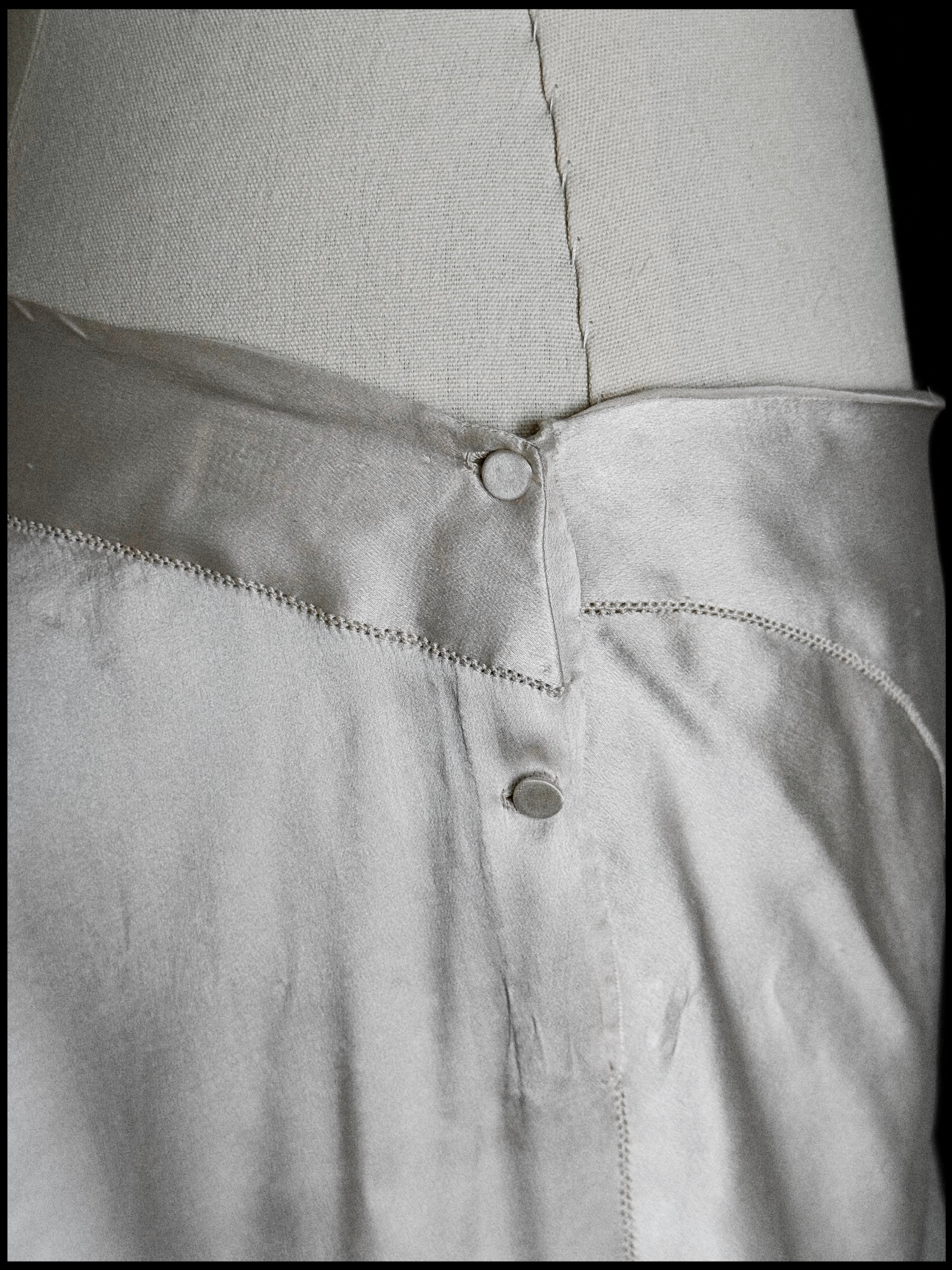 1930s Silk Double Yoke Skirt, Spain