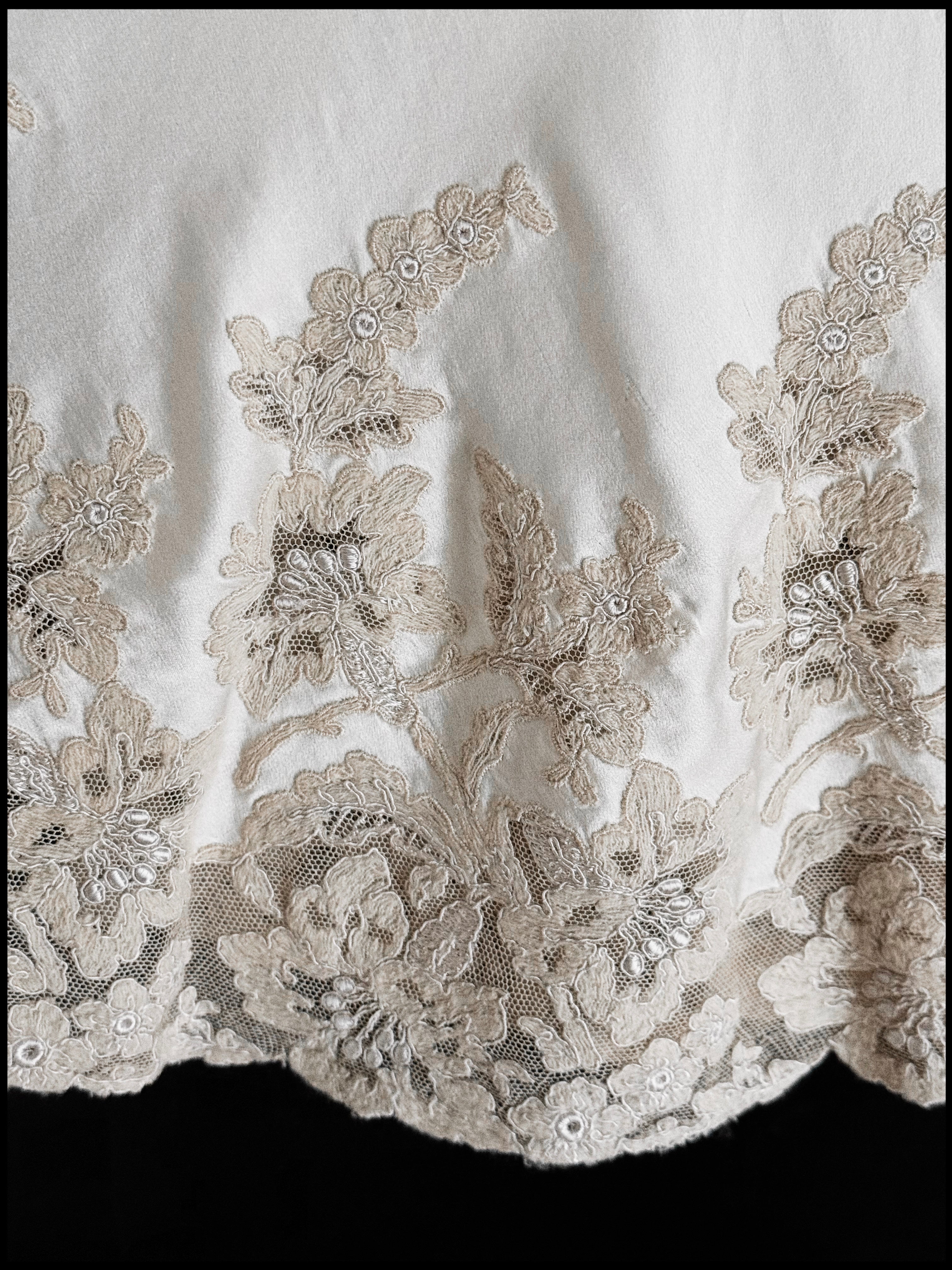 1930s Silk Double Yoke Skirt, Spain