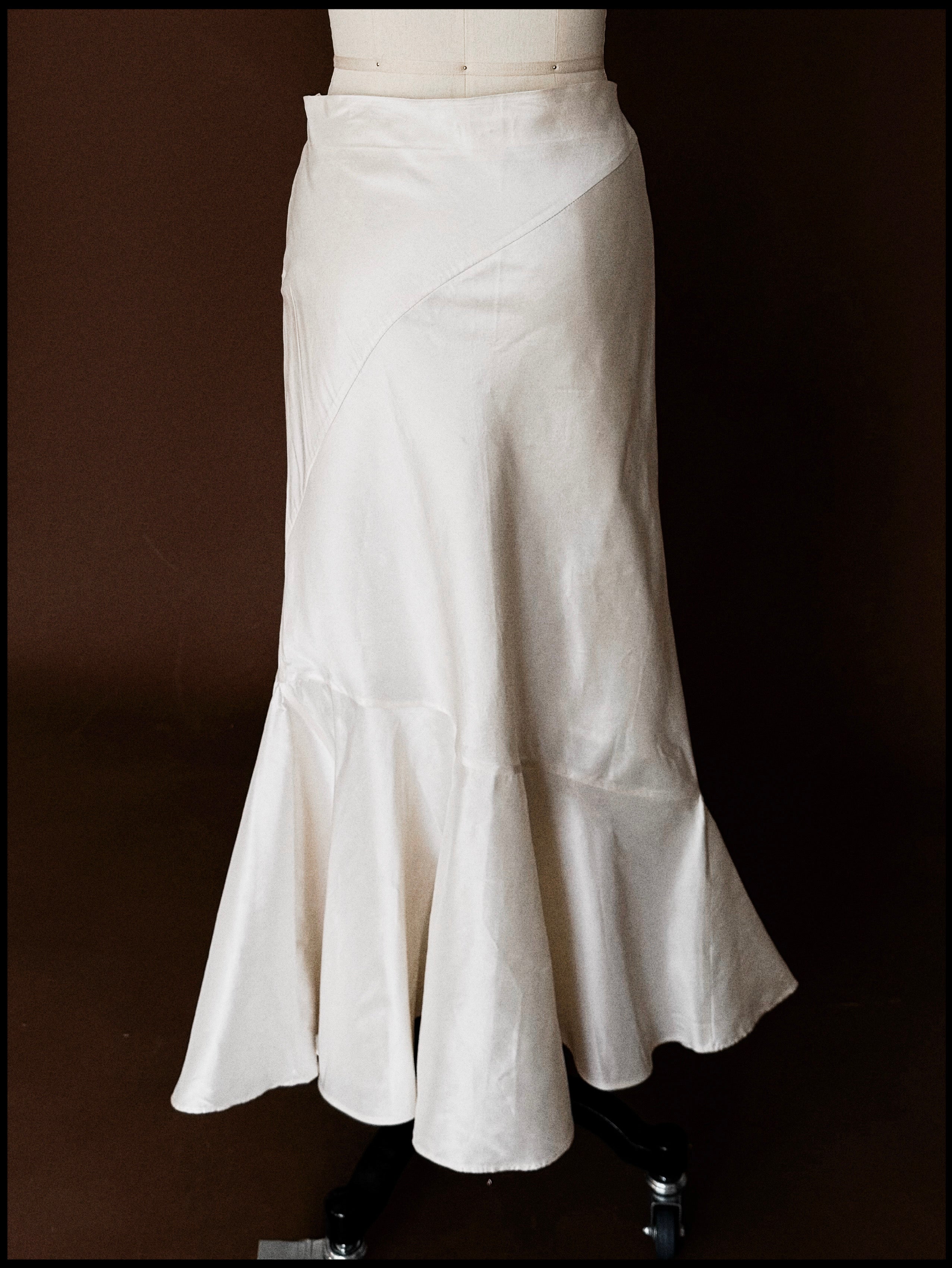 1990s Thai Silk Mermaid Skirt, Italy