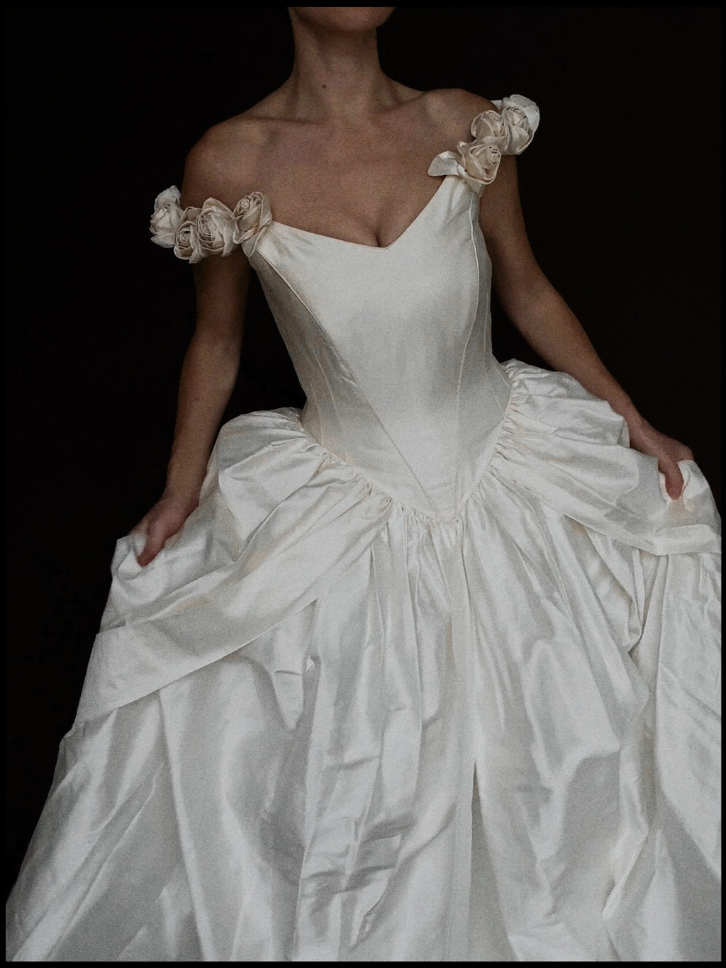 1990s Tracy Connop Rosette Gown, England