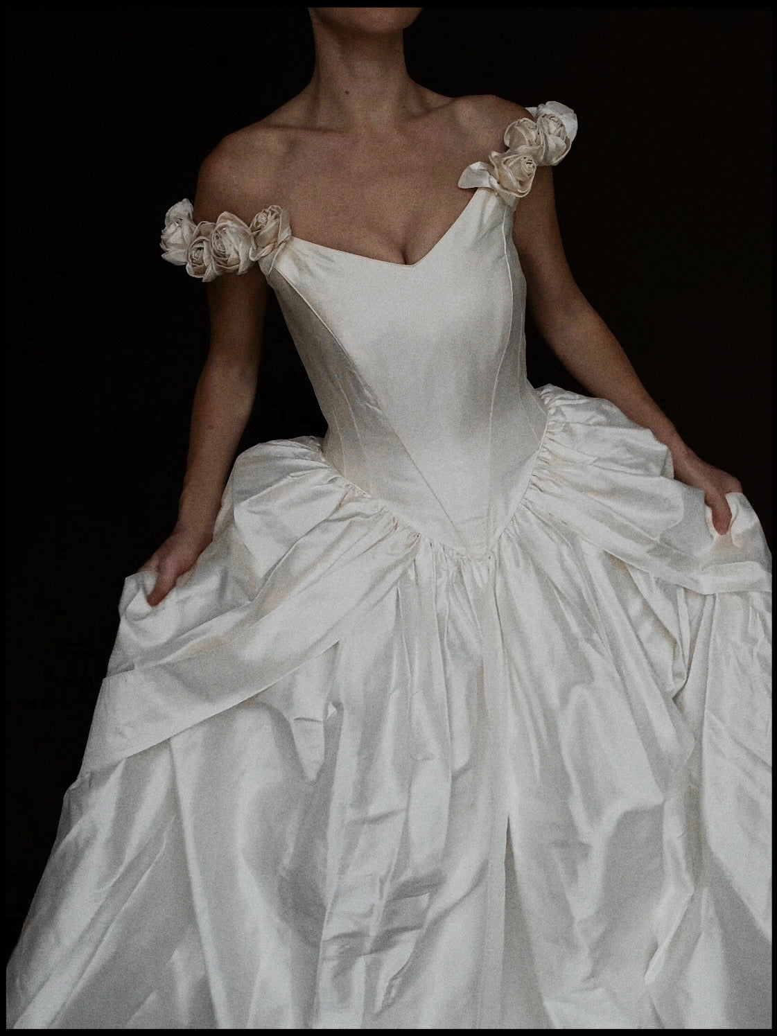 1990s Tracy Connop Rosette Gown, England