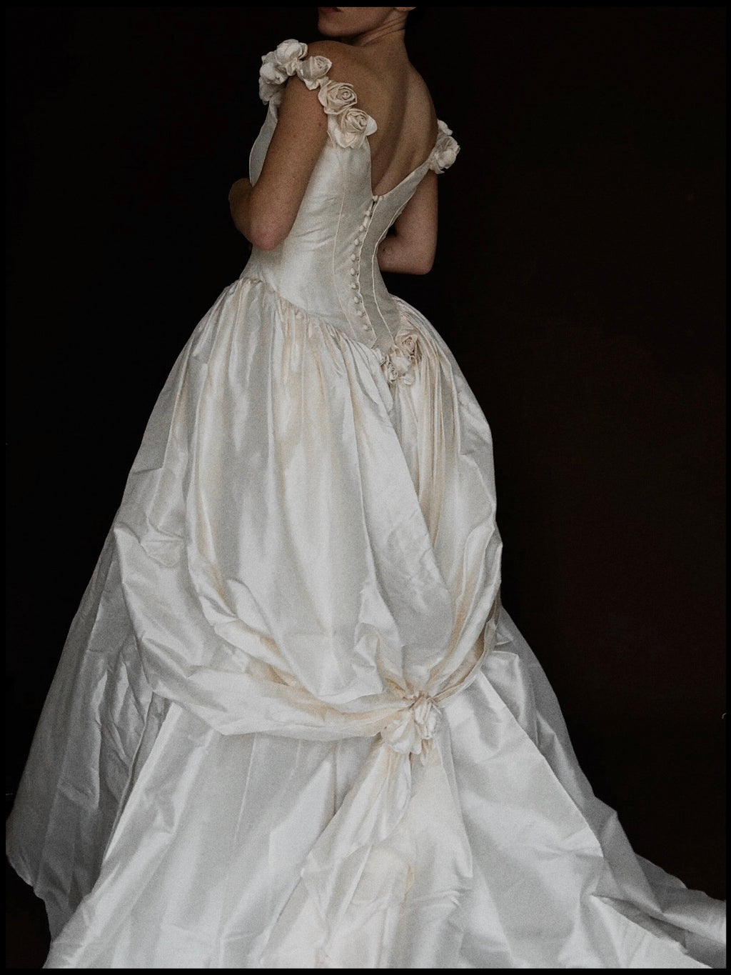 1990s Tracy Connop Rosette Gown, England