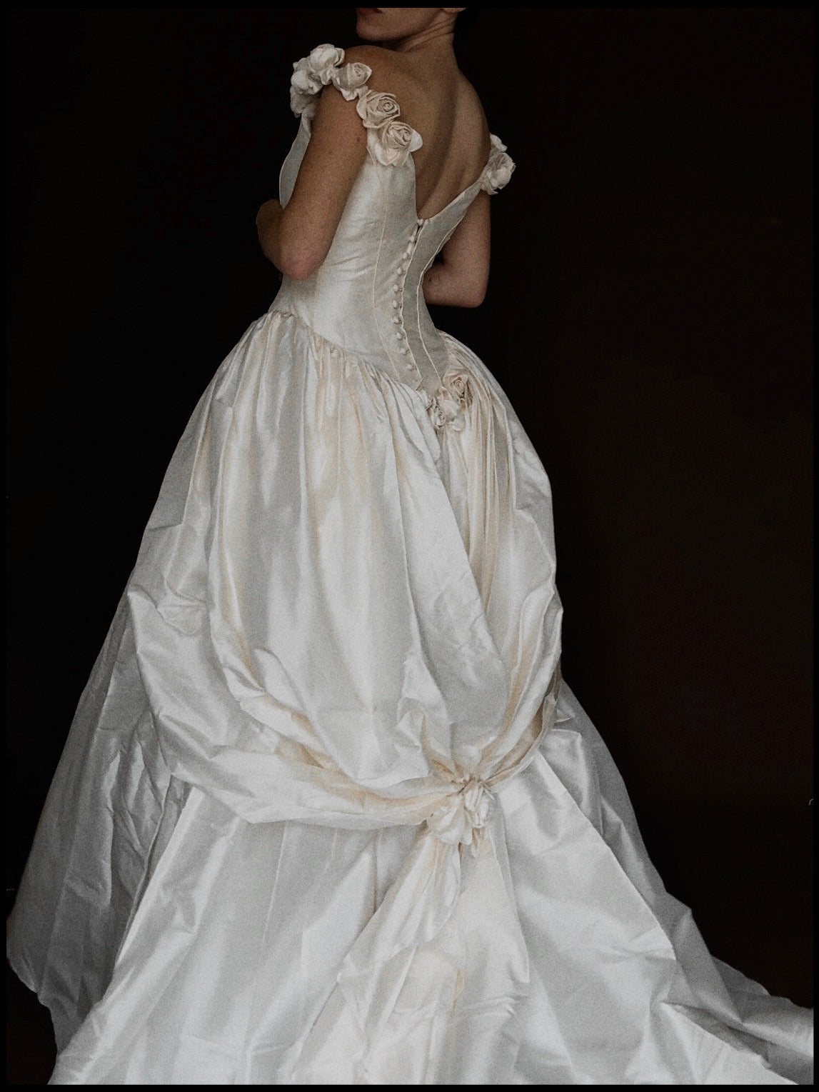 1990s Tracy Connop Rosette Gown, England