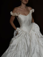 1990s Tracy Connop Rosette Gown, England