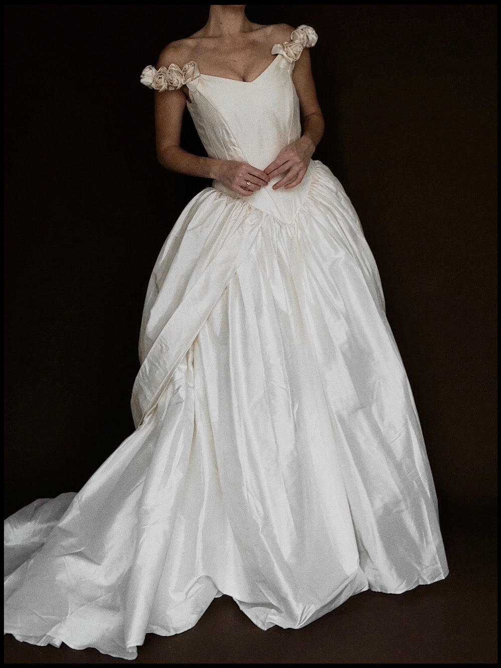 1990s Tracy Connop Rosette Gown, England