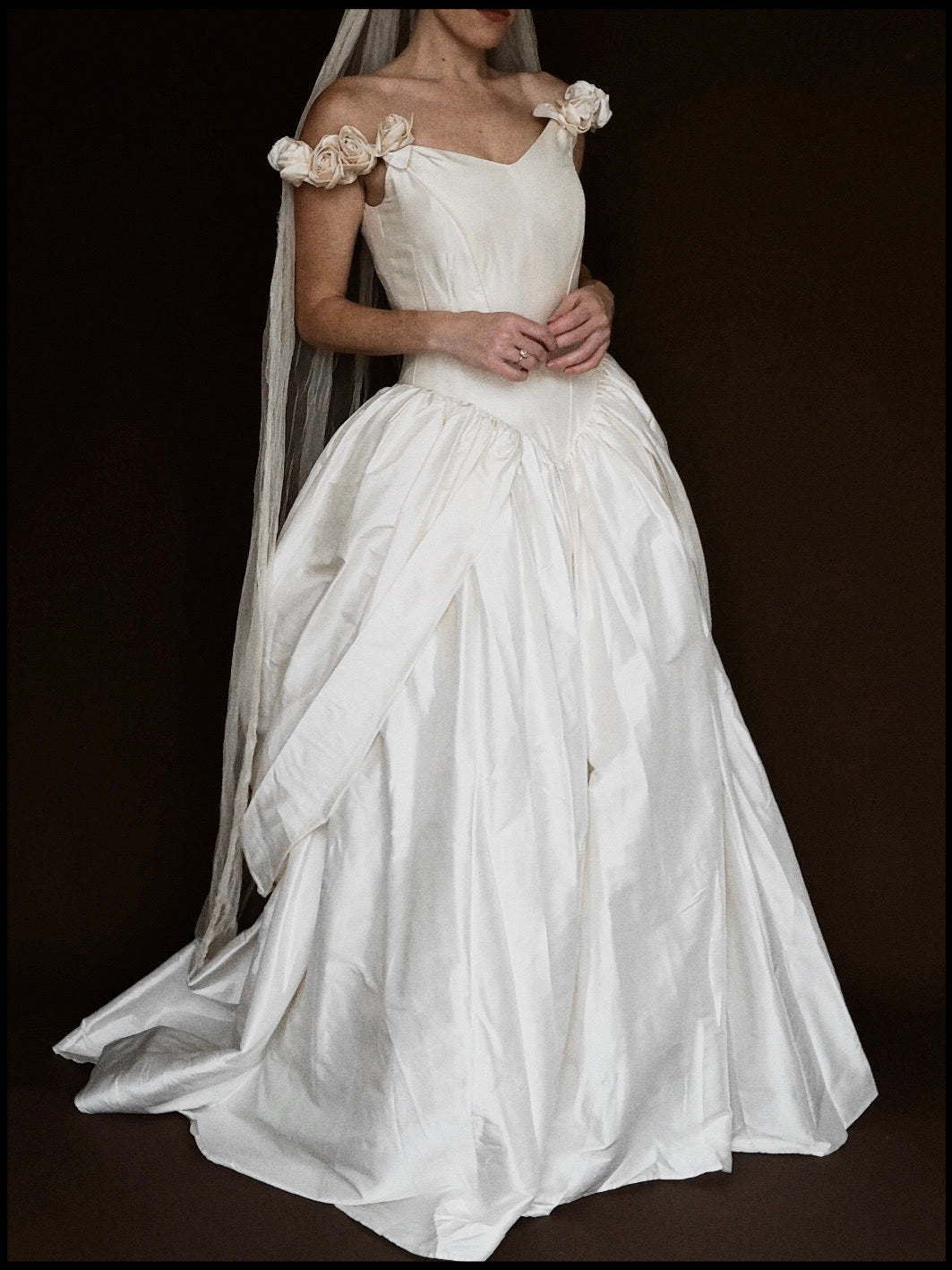 1990s Tracy Connop Rosette Gown, England
