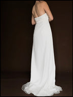 2000s English Silk Empire Waist Gown, England
