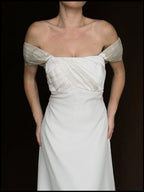 2000s English Silk Empire Waist Gown, England
