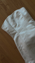1990s Silk Amsale A101 Variation with Rosettes, USA