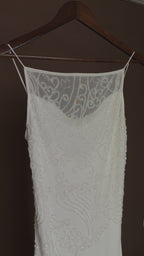 2000s Beaded Sheath Gown