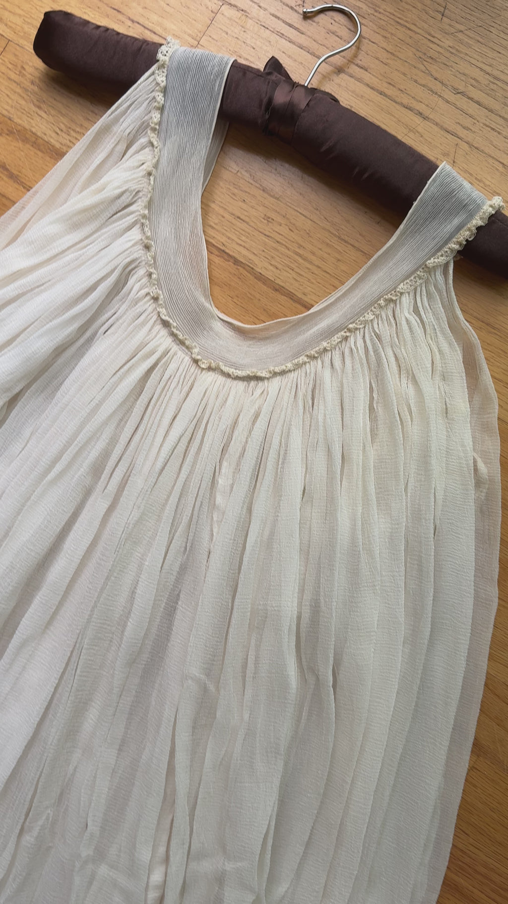 1930s Sheer Gauze Gown, Spain