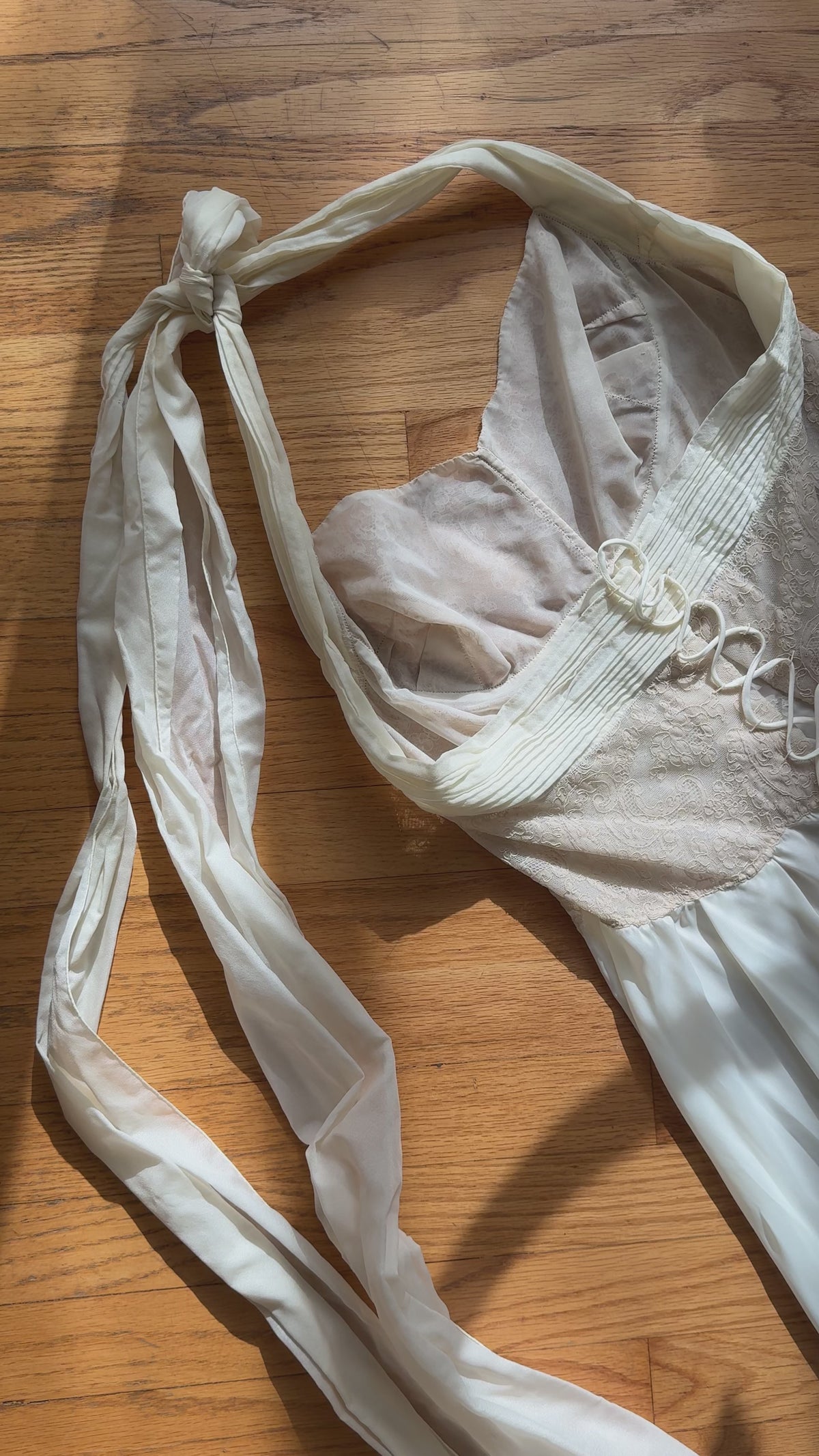 1950s Tie Slip Gown, Spain